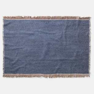 Modern Jeans denim style blue jeans denim photo Throw Blanket