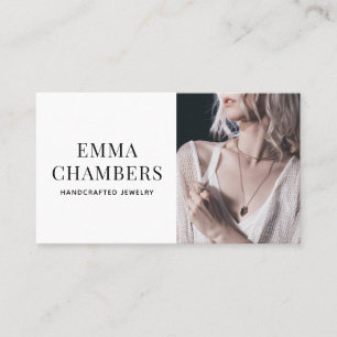 Modern Jewellery Designer Business Card