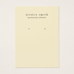 Modern Jewellery Earring Display Card