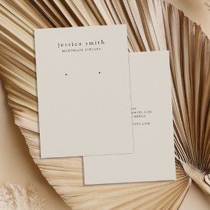 Modern Jewellery Earring Display Card