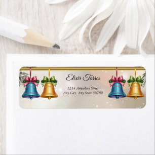 Modern Jingle Bells Christmas Ornament Baby Shower