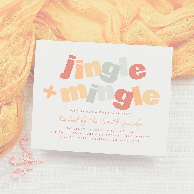 Modern Jingle & Mingle Budget Christmas Party (Creator Uploaded)