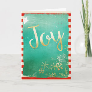 Modern Joy Christmas Card