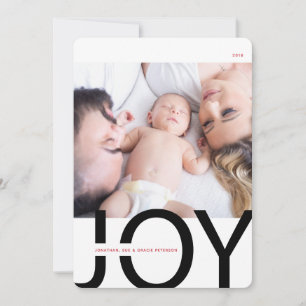 Modern Joy Holiday Card