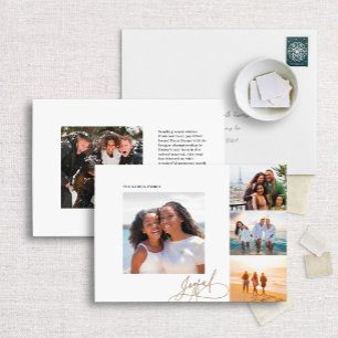 Modern Joy Multi-Photo Holiday Card