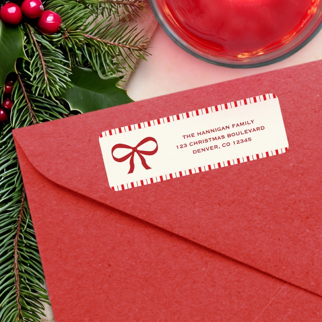 Modern Joyful Holidays Red Bow (Creator Uploaded)