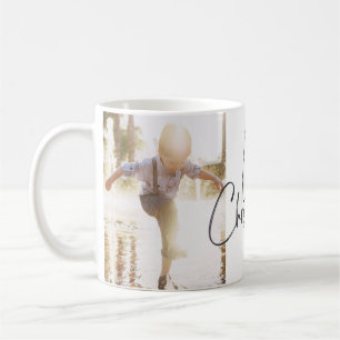 Modern Joyful Photo Mug