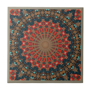 Modern  kaleidoscope Ceramic Tile