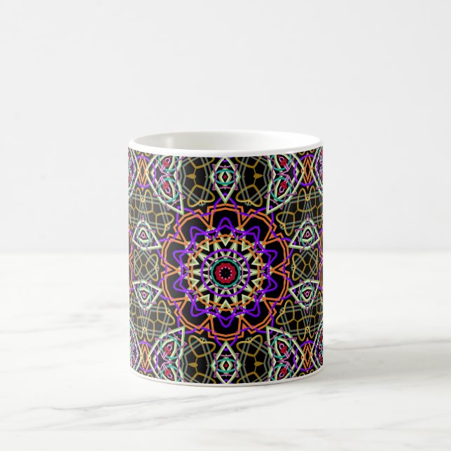 Modern kaleidoscope coffee mug (Center)