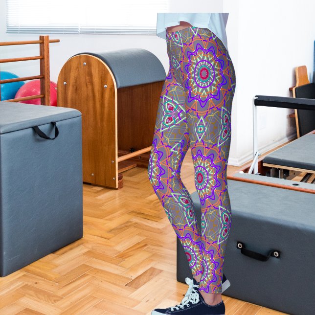 Modern kaleidoscope leggings (Creator Uploaded)