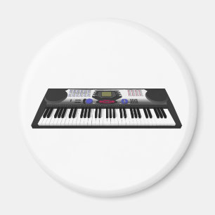 Modern Keyboard Synth: 3D Model: Magnet