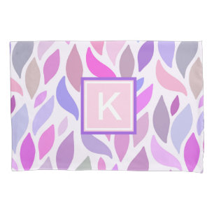 Modern Kids Colourful Geometric Custom Monogram Pillowcase