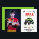 Modern Kids Monster Truck Birthday Party Invitation<br><div class="desc">Rev up the fun with this Modern Kids Monster Truck Birthday Party invitation! Featuring bold colors and an exciting monster truck design, this invite is perfect for little thrill-seekers. Customize all the party details to make it uniquely yours. Whether it’s a backyard bash or an adventure at the track, this...</div>