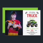 Modern Kids Monster Truck Birthday Party Invitation<br><div class="desc">Rev up the fun with this Modern Kids Monster Truck Birthday Party invitation! Featuring bold colors and an exciting monster truck design, this invite is perfect for little thrill-seekers. Customize all the party details to make it uniquely yours. Whether it’s a backyard bash or an adventure at the track, this...</div>