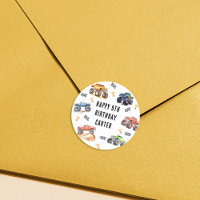 Modern Kids Monster Trucks Birthday Party