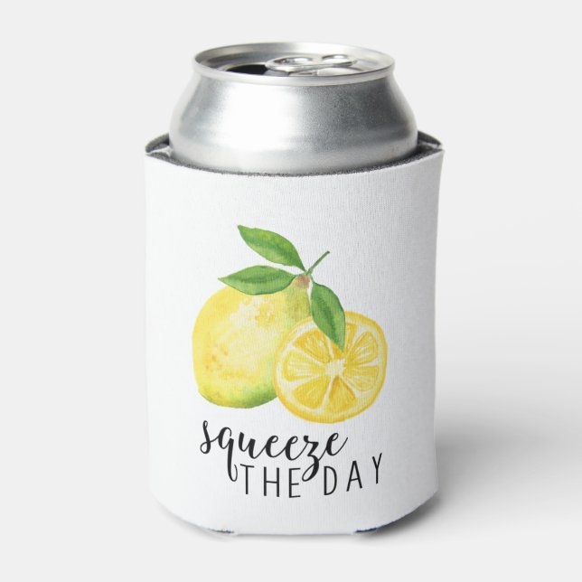 MODERN KITCHEN LEMON PUN CAN COOLER (Can Front)
