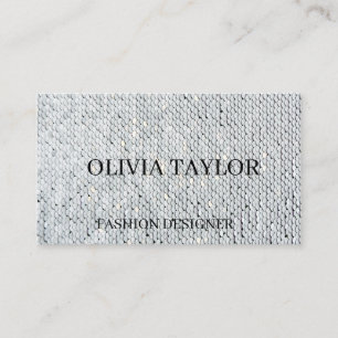Modern knitting pattern business card