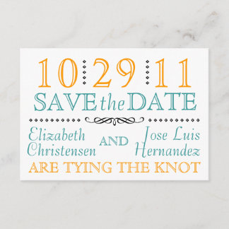 Modern Knot Save the Date