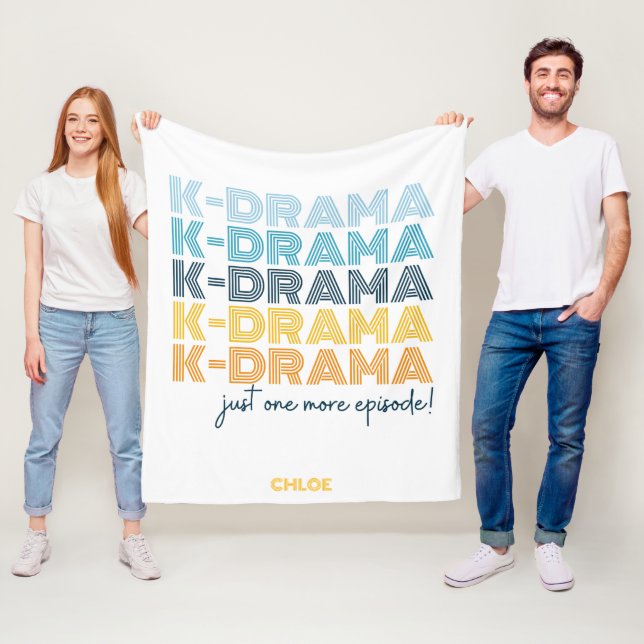 Modern Korean Drama Watching Blanket Fleece (In Situ)