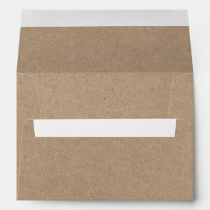 Modern Kraft Style Envelope