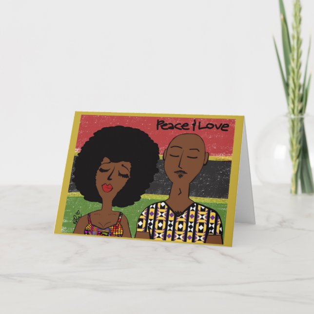 Modern Kwanzaa Card (Front)