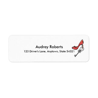 Modern Lady's Change of Address Key & High Heel