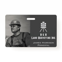 Modern Land Surveyor Business Photo ID