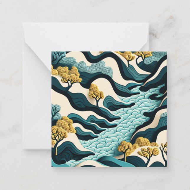 Modern Landscape Card (Front)