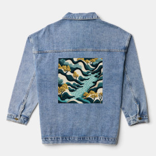 Modern Landscape Denim Jacket