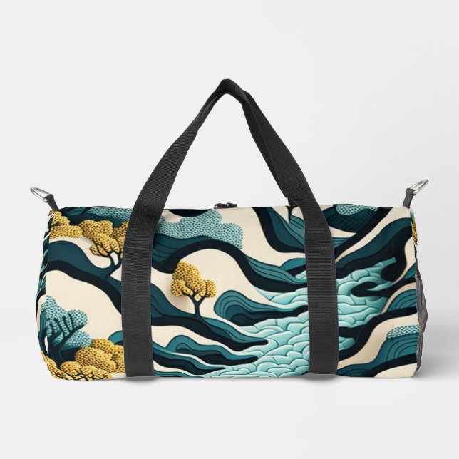 Modern Landscape Duffle Bag (Front)