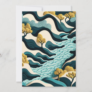 Modern Landscape Holiday Card