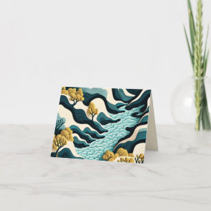 Modern Landscape Holiday Card