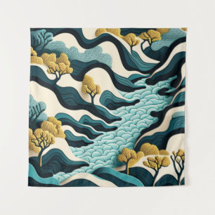 Modern Landscape Tapestry