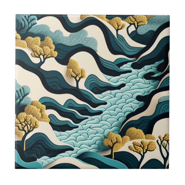 Modern Landscape Tile (Front)