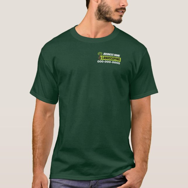 Modern Landscaping Dark Colours T-Shirt (Front)