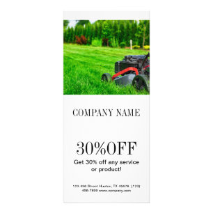 Modern Landscaping Rack Card   Handmade with love