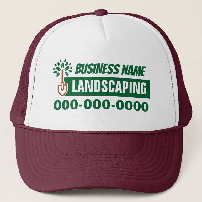 Modern Landscaping Trucker Hat (Front)