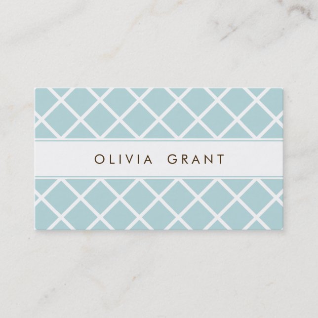 Modern Lattice Calling Card (Front)