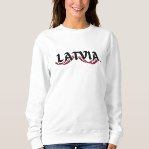 Modern Latvia latvian Flag Country Souvenir Sweatshirt