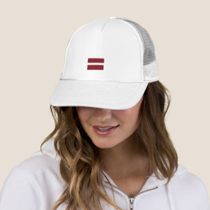 Modern Latvia latvian Flag Country Souvenir  Trucker Hat