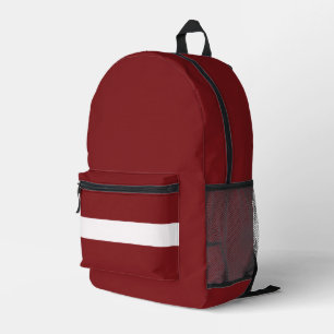Modern Latvia Latvian Flag National Souvenir Printed Backpack