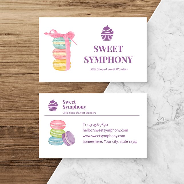 Modern Lavender Sweet Symphony Business Card (Creator Uploaded)