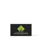Modern Lawn Care/Landscaping Grass Logo Black