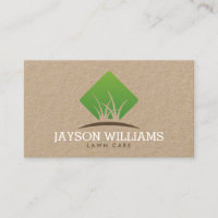 Modern Lawn Care/Landscaping Grass Logo Kraft