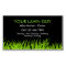 Modern Lawn Service Simple Business Card Magnet