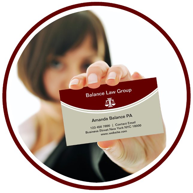 Modern Lawyer Attorney Business Cards (Creator Uploaded)