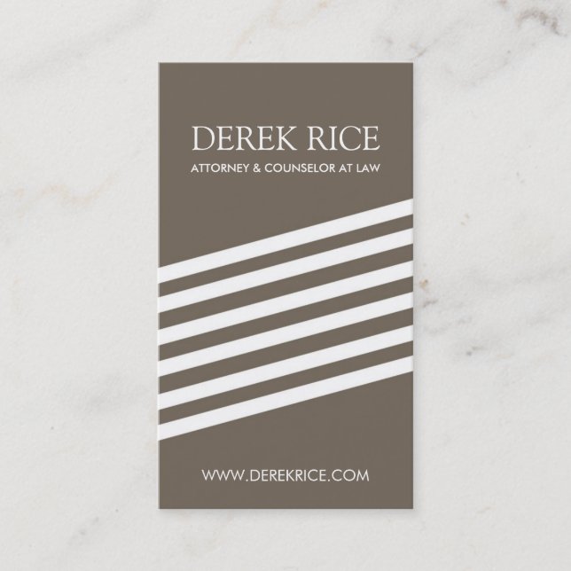 Modern Lawyer Business Cards (Front)