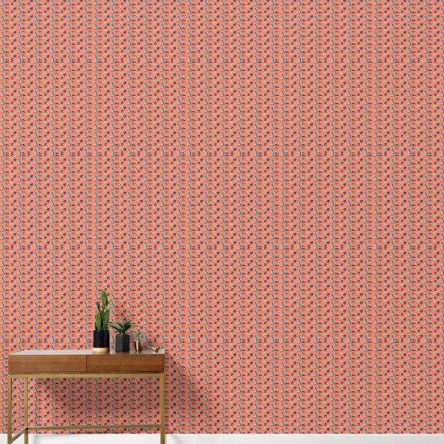Modern Leaf Pattern Wall Decor  (Hallway)
