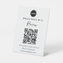 Modern Leave us a review QR code