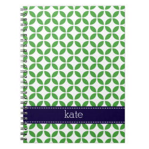 Modern Leaves Custom Notebook